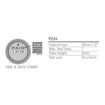 Picture of CUSTOMISED RUBBER STAMP (TIME & DATE)  9224 - 50MM DIAMETER